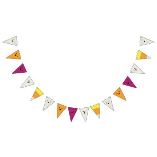 À Fanions Bannière de la fête d'Halloween mignonne