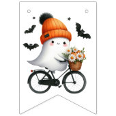 À Fanions Bannière de la fête d'Halloween Whimsical Ghosts b (Premier drapeau)