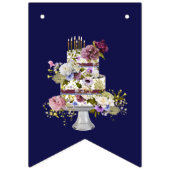 À Fanions Bannière de la fête du Bunting d'anniversaire (Premier drapeau)