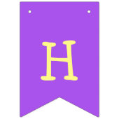 À Fanions bannière de mise en jonction pour les fêtes d'anni (Deuxième drapeau)