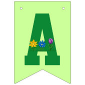 À Fanions Bannière de ramassage floral (Deuxième drapeau)