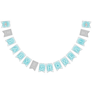 À Fanions Bannière de regroupement de Baby showers de requi
