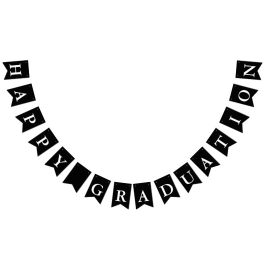 À Fanions Bannière de regroupement "Happy Graduation" (Tout)