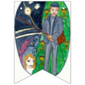 À Fanions Bannière de Tarot Captivant (Troisième drapeau)