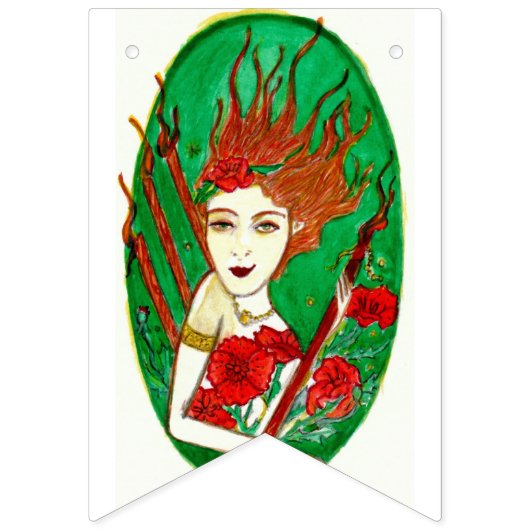 À Fanions Bannière de Tarot captivante (Deuxième drapeau)