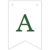 À Fanions Bannière de week-end vert pour enterrement de vie  (Troisième drapeau)