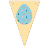 À Fanions Bannière d'oeufs de la fête de Pâques (Deuxième drapeau)