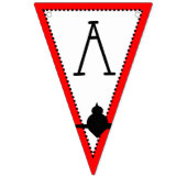 À Fanions Bannière d'oiseaux de joyeux anniversaire (Troisième drapeau)