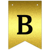 À Fanions Bannière dorée et violette personnalisée (Deuxième drapeau)