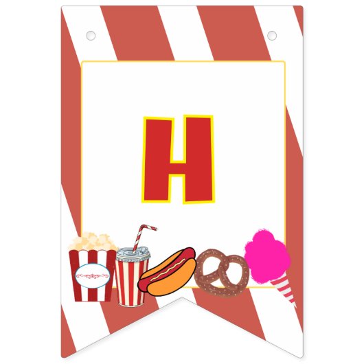 À Fanions Bannière du Carnaval "Joyeux anniversaire" (Deuxième drapeau)