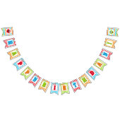 À Fanions Bannière du Little Monster Bash Party (Tout)