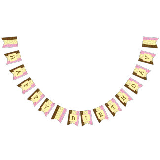 À Fanions Bannière du parti de chimie de la crème glacée nap