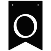 À Fanions Bannière Félicitations Black et Faux Gold (Deuxième drapeau)