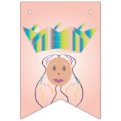 À Fanions Bannière Fête de Princesse ! (Deuxième drapeau)