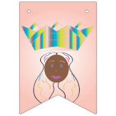 À Fanions Bannière Fête de Princesse ! (Troisième drapeau)