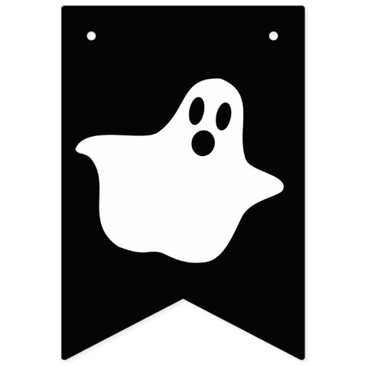 À Fanions Bannière Halloween Ghost (Deuxième drapeau)