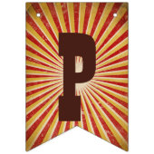 À Fanions Bannière haut pour Cirque Thème Anniversaire (Troisième drapeau)