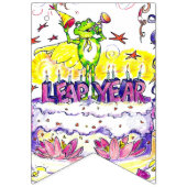 À Fanions Bannière HEUREUSE de JOUR INTERCALAIRE (Premier drapeau)