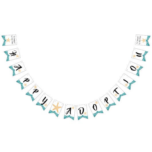 À Fanions Bannière heureuse de partie d'adoption d'histoire (Tout)