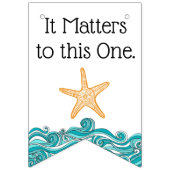 À Fanions Bannière heureuse de partie d'adoption d'histoire (Premier drapeau)