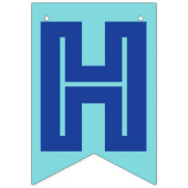 À Fanions BANNIÈRE HEUREUSE de RETRAITE, couleur bleue (Premier drapeau)