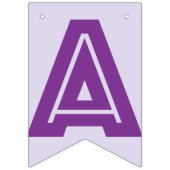 À Fanions BANNIÈRE HEUREUSE de RETRAITE, couleur pourpre (Deuxième drapeau)