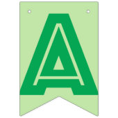 À Fanions BANNIÈRE HEUREUSE de RETRAITE, couleur verte (Deuxième drapeau)