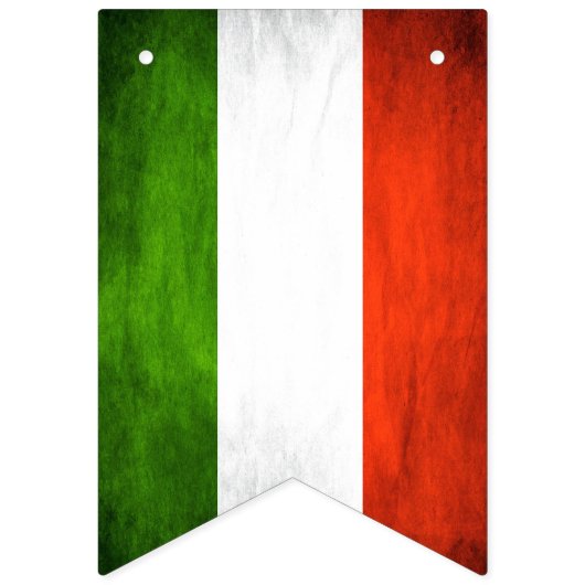 À Fanions Bannière italienne (Deuxième drapeau)