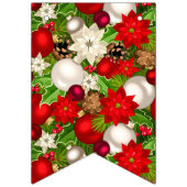 À Fanions Bannière Joyeuses Fêtes (Deuxième drapeau)