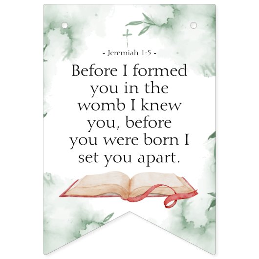 À Fanions Bannière "L'Enfant De Dieu" (Deuxième drapeau)