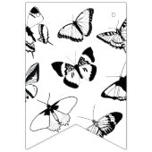 À Fanions Bannière Mariage de bruyères noires et blanches (Premier drapeau)