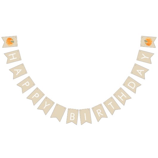 À Fanions Bannière mignonne de joyeux anniversaire de (Tout)