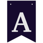 À Fanions Bannière moderne pourpre et argentée de joyeux (Troisième drapeau)