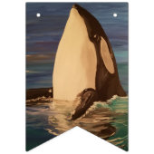 À Fanions Bannière Orca Bunting (Premier drapeau)