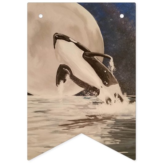 À Fanions Bannière Orca Bunting (Deuxième drapeau)