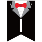 À Fanions Bannière Pendentif Tuxedo, Cravate Bow (Deuxième drapeau)