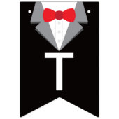 À Fanions Bannière Pendentif Tuxedo, Cravate Bow (Troisième drapeau)