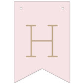 À Fanions Bannière Pink Anniversaire Personnalisé (Deuxième drapeau)