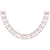 À Fanions Boho Floral Petit Citrouille Anniversaire Bannière (Tout)