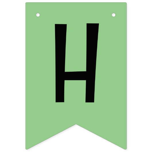 À Fanions Bonne bannière d'anniversaire (Deuxième drapeau)