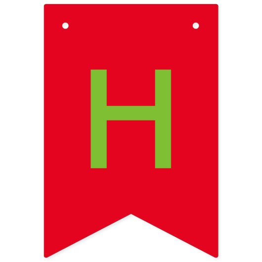 À Fanions Bonne bannière d'anniversaire (Deuxième drapeau)