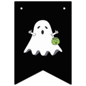 À Fanions Bonne bannière de Bunting Ghost Halloween (Premier drapeau)