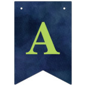 À Fanions Boy Watercolor Dinosaur Bonne Bannière d'anniversa (Troisième drapeau)