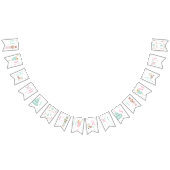 À Fanions Casse-noisette rose joyeux bannière de Noël (Tout)