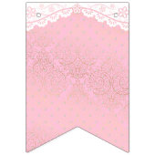 À Fanions C'est une bannière de baby shower de fille (Deuxième drapeau)