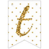 À Fanions C'est une bannière de baby shower de fille (Troisième drapeau)