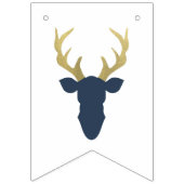 À Fanions C'est une bannière de Baby shower de garçon, cerf (Premier drapeau)