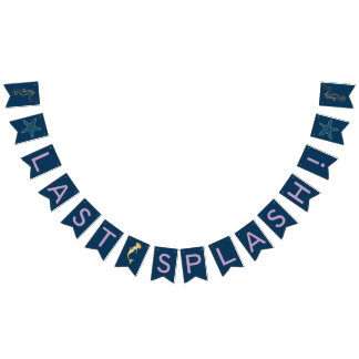 À Fanions Dernière bannière de Bachelorette de sirène