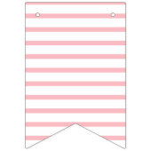 À Fanions Deux bannière de crème glacée rose doux (Troisième drapeau)