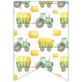 À Fanions Ferme de tracteurs verts Bannière de Bunting Anniv (Premier drapeau)
